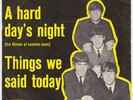 BEATLES A Hard Day's Night RARE Denmark 45 UNIQUE danish p/s This Boy HEAR