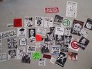 Punk Rock stickers from the mid 80's LA Scene
