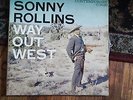 Sonny Rollins Way Out West Record LP Jazz Saxophone