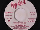 MARVELLOS: Down In The City / In The Sunshine 45 (dj) rare Soul