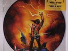 MANOWAR: Wheels Of Fire / Kings Of Metal LP (promo-only pic disc, PVC sleeve w/