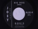 BIG DOG & GROUP: Doris 45 rare Vocal Groups