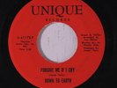 DOWN TO EARTH: Forgive Me If I Cry 45 rare Soul