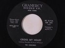 CONCORDS: Cross My Heart / Our Last Goodbye 45 rare Vocal Groups