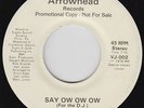 Modern Soul Disco 45 - Van Jones - Say Ow Ow - Arrowhead - VG++ mp3 - promo