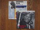 MEMPHIS SLIM - 2 LP'S, 'LIVE IN PARIS '63' & 'MEMPHIS SLIM'