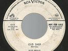 Elvis Presley - Old Shep - RCA Victor - Very Rare 1956 one-sided DJ promo 45
