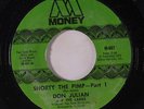 DON JULIAN & LARKS: Shorty The Pimp / Part 2 45 rare Funk
