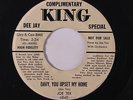 JOE TEX: Davy, You Upset My Home / Come In This House 45 (dj, clean VG, w/ comp