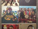 Beatles. Billy Joel. Nat King Cole. Vinyl Records
