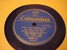 JAZZ BEN BERNIE LADS Ain't That Marvelous ROYAL BLUE COLUMBIA 2809