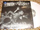 YOUTH OF TODAY break down LP WHITE cv sxe nyhc gorilla biscuits cro-mags warzone