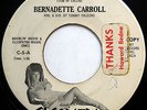 BERNADETT CARROLL 45 Heavenly / Pretty Bernadette PROMO Teen DOO WOP w2990