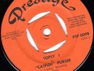 CATFISH PURSER aka JOHNNY O´KEEFE Topsy  *NEW ZEALAND ORIGINAL 60s SINGLE *