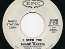 » Northern Soul 45 - SHANE MARTIN I Need You EPIC Rare WLP Hear