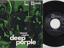 DEEP PURPLE * Black Night * 1970 PORTUGAL 45 * Exclusive Picture Sleeve *