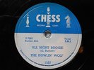 HOWLIN WOLF, CHESS 1557, ALL NIGHT BOOGIE / I LOVE MY BABY, CLEAN V+/E
