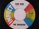 BREAKERS: Surf Bird / Surfin' Tragedy 45 rare Oldies
