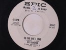 ROY HAMILTON: To The One I Love / You're Gonna Need Magic 45 (dj, sm tol) Soul