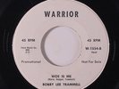 BOBBY LEE TRAMMELL: Woe Is Me / Open Up Your Heart 45 (dj, sm rubber stamp ol)