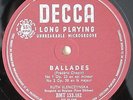 RUTH SLENCZYNSKA / CHOPIN 4 ballades / DECCA BMT 133182 / BELGIAN ONLY LP