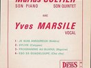 MARIUS CULTIER & YVON MARSILE -  BIGUINE JAZZ CHA CHA 7' EP on DEBS ?
