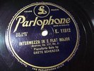 BRAHMS PIANO INTERMEZZO Op.117 Nos.1&2 - SCHERZER Grete -  PARLOPHONE UK 78 RPM