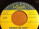 Rare Vocal Group 45 The Crystals Luna 101 M- Squeeze Me Baby