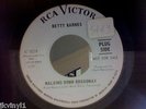 BETTY BARNES-WALKING DOWN BROADWAY-RCA PROMO 47-9274. EX