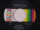 LEN BARRY: I Struck It Rich / Love Is 45 (co) Soul