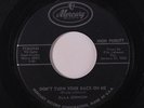 ELLA JOHNSON: Don't Turn Your Back On Me / Don't Shout At Me, Daddy 45