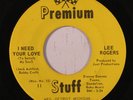 LEE ROGERS: I Need Your Love / Jack The Playboy 45 Soul