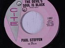 PAUL STEFFEN: The Devil's Soul Is Black / Hey Lonely One 45 Hear  (spooky Popco