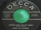 EX Rockabilly 45 : Jimmy And Johnny   Sweet Love On My Mind    Decca 9-30061