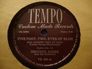 Brother Bones & His Shadows Five Foot Two Eyes Are Blue 78 Rpm Record