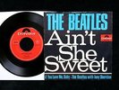 THE BEATLES Ain't She Sweet 45/PS 2nd Original German POLYDOR 52317 Rare EX