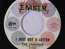 FASHIONS: I Just Got A Letter / Try My Love 45 Vocal Groups
