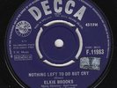 ELKIE BROOKS Nothing Left To Do But Cry M- UK 45 northern soul early DAVID GATES