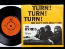 THE BYRDS Turn Turn Turn 45/PS Danish/Norway CBS-1897 1965 RARE NM