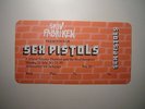 Ticket Sex Pistols Feb 21, 1978 Cancelled gig Original w Johnny Thunders