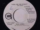 RICK JAMES: Fool On The Street / Same 45 Soul