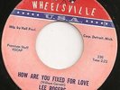 60s N. Soul - LEE ROGERS - How are you fixed for love/Craked US WHEELSVILLE VG+