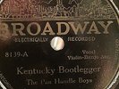 FRUIT JAR GUZZLERS BROADWAY 8139 COUNTRY 78 RPM RECORD G+