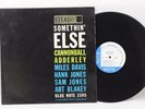 Cannonball Adderley Somethin' Else Vinyl LP NY USA RVG EAR Miles Davis Blue Note