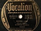 MEMPHIS MINNIE * HOODOO LADY / ICE MAN * VOCALION 03222 * RARE BLUES 78 RPM