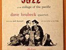 DAVE BRUBECK QUARTET JAZZ COLLEGE PACIFIC FANTASY 3-13 10