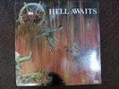 SLAYER:HELL AWAITS LP. COMBAT #8020. 1985. W/LYRIC INSERT.