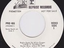 ALICE COOPER Radio Spots PROMO 45 LOVE IT TO DEATH Mint Unplayed WAREHOUSE FIND