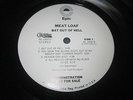 MEATLOAF RARE WHITE LABEL PROMO BAT OUT OF HELL 1977 USA LP VINYL