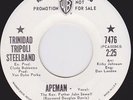 TRINIDAD STEEL BAND Apeman/I Want You Back 45 SOUL FUNK -  MINT WAREHOUSE FIND